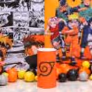 A dual-backdrop Naruto setup made for unforgettable party photos.