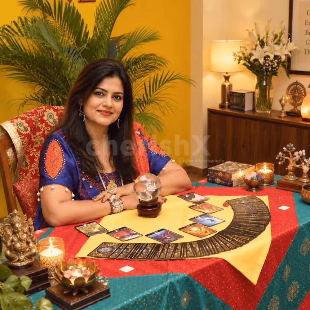 Female Tarot Card Reader