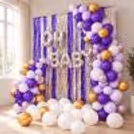 Oh Baby Purple Theme Decor — photo 2