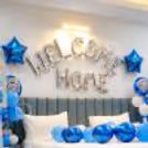 Baby boy welcome decoration
