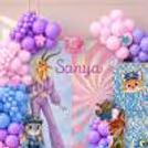 Mermaid sequin panel Zootopia party decoration