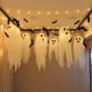 ransform your living room, balcony or party space with floating ghosts, bats and fairy lights.