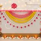 Special Pink Lotus Theme Diwali Reception Decoration for Corporate Offices by CherishX.