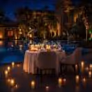 Romantic Karwa Chauth dinner experience with elegant table decor at The Umrao.