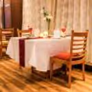Beautifully decorated dinner table for couples celebrating Karwa Chauth at Country Inn