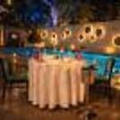 Romantic poolside dinner setup for Karwa Chauth celebrations at The Connaught, Delhi.