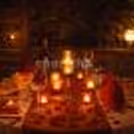 Premium Karwa Chauth celebration with moonrise viewing and traditional pooja thali.