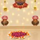 Traditional Yellow Marigold Diwali Decoration for Office Entrances by CherishX.