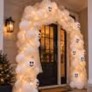 Halloween Ghost Face Balloon Decoration