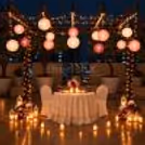 Romantic lantern-lit candlelight dinner setup at Hyatt Centric Janakpuri, Delhi