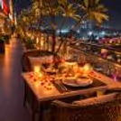Romantic balcony dining