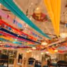 Colorful Festive Ceiling Setup — photo 2