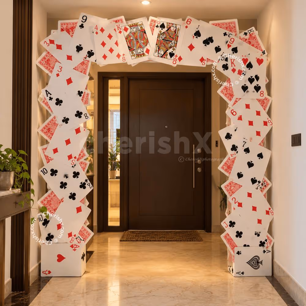 Grand Welcome with Playing Cards