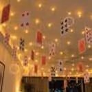 Stylish Playing Cards Party Ceiling Setup
