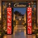 Grand Red Dice Party Entrance