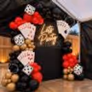Card Night Balloon Photo Backdrop