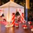 Intimate Candlelight Dining Table Setup with Romantic Floral Arrangements