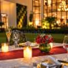 Romantic poolside dinner for couples in South Delhi, perfect for anniversaries, birthdays, proposals, and special date nights.