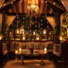 Luxury private gazebo dinner setup for couples at Eros Hotels, South Delhi, with elegant décor and a romantic ambience.