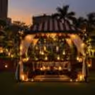 Private gazebo dining in South Delhi for anniversaries, birthday celebrations, romantic dates, and marriage proposals.