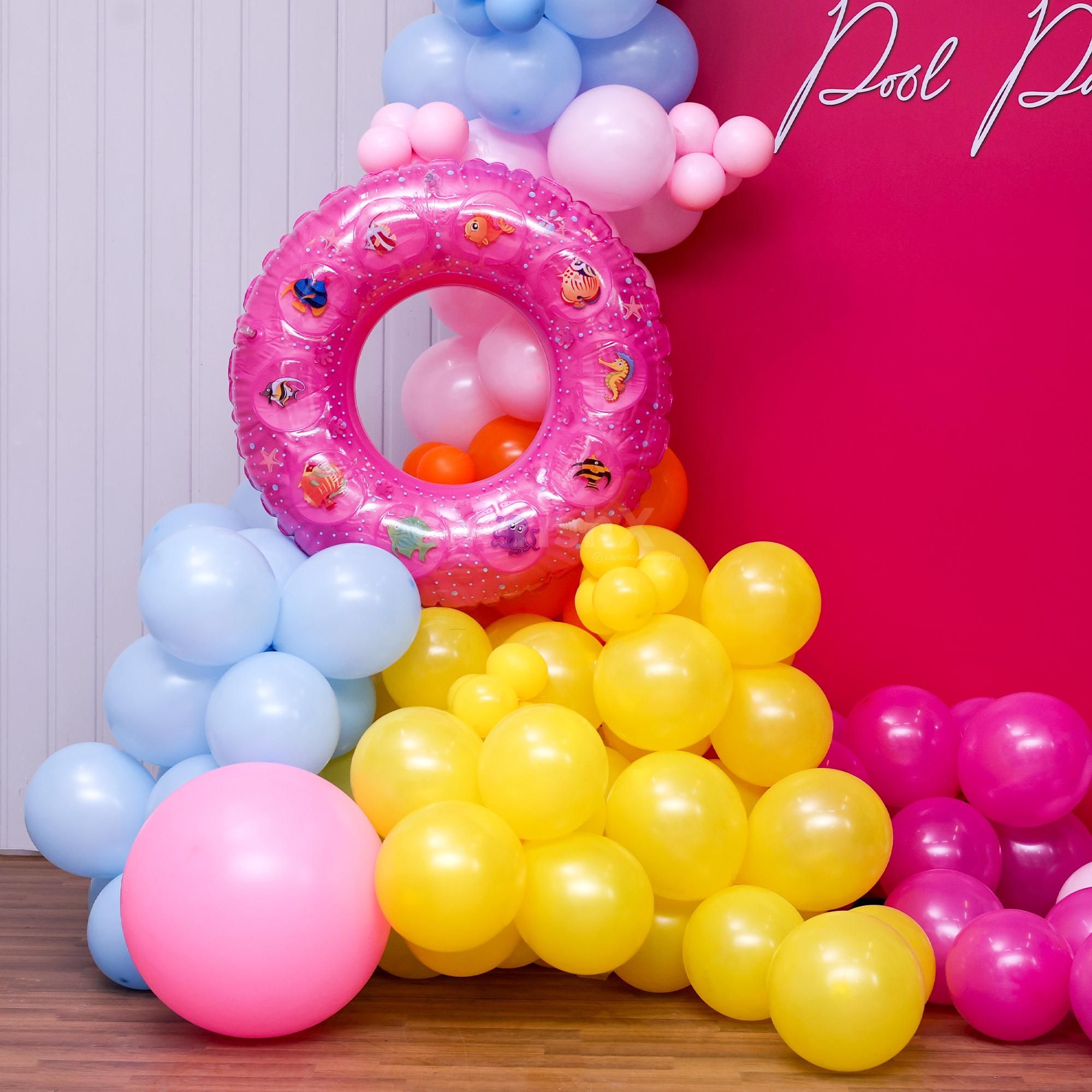 Wave your way with this pool birthday party theme of smiles and play!