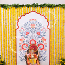 Mix leaves with Marigold and Daisy flowers to attract divine blessings