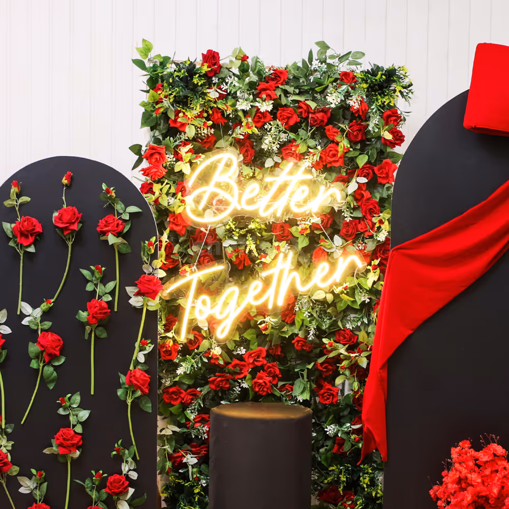 Ideal couple shoot location with radiant sophistication