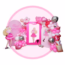 barbie theme birthday party decorations