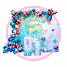 mermaid theme birthday decorations for girls