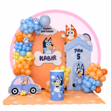 Teddy bear theme birthday decoration for baby girl