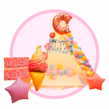 Teddy bear theme birthday decoration for baby girl