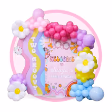 Teddy bear theme birthday decoration for baby girl