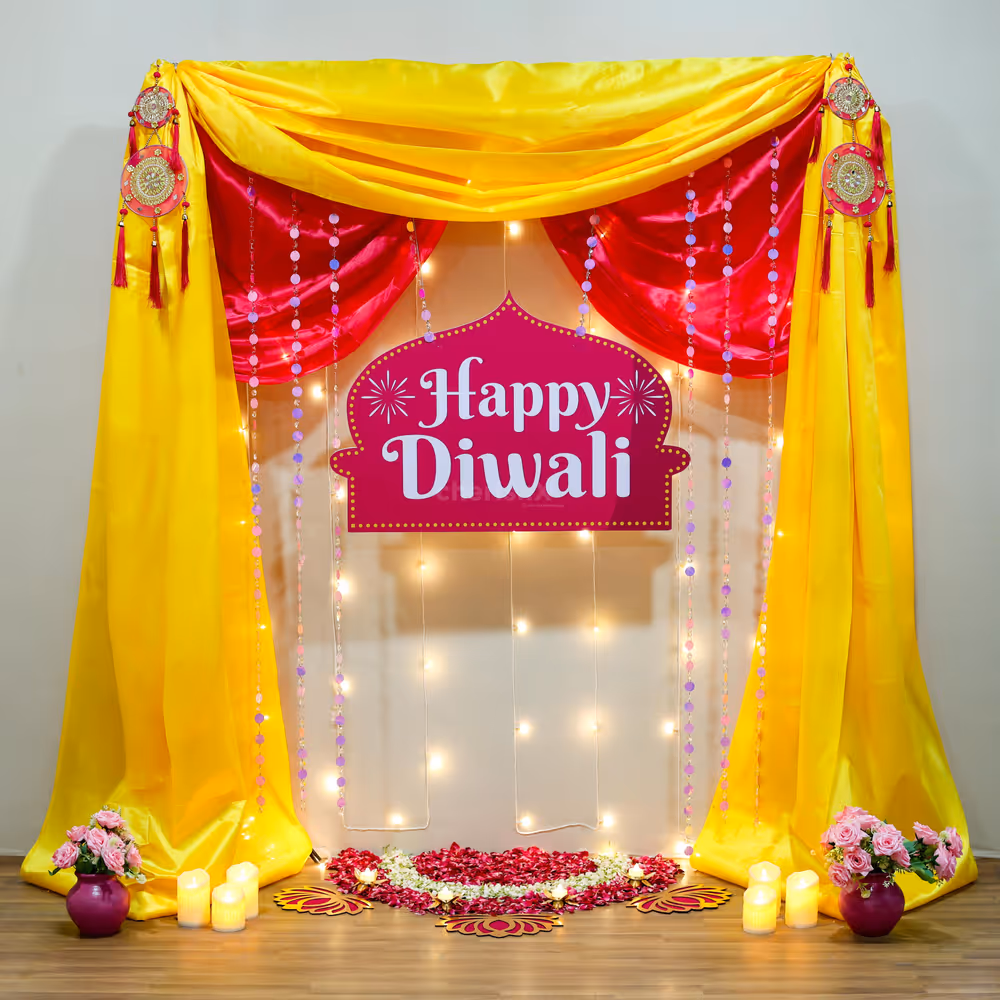 Two pink pots with flower bunches enhance the beauty and freshness of the office.