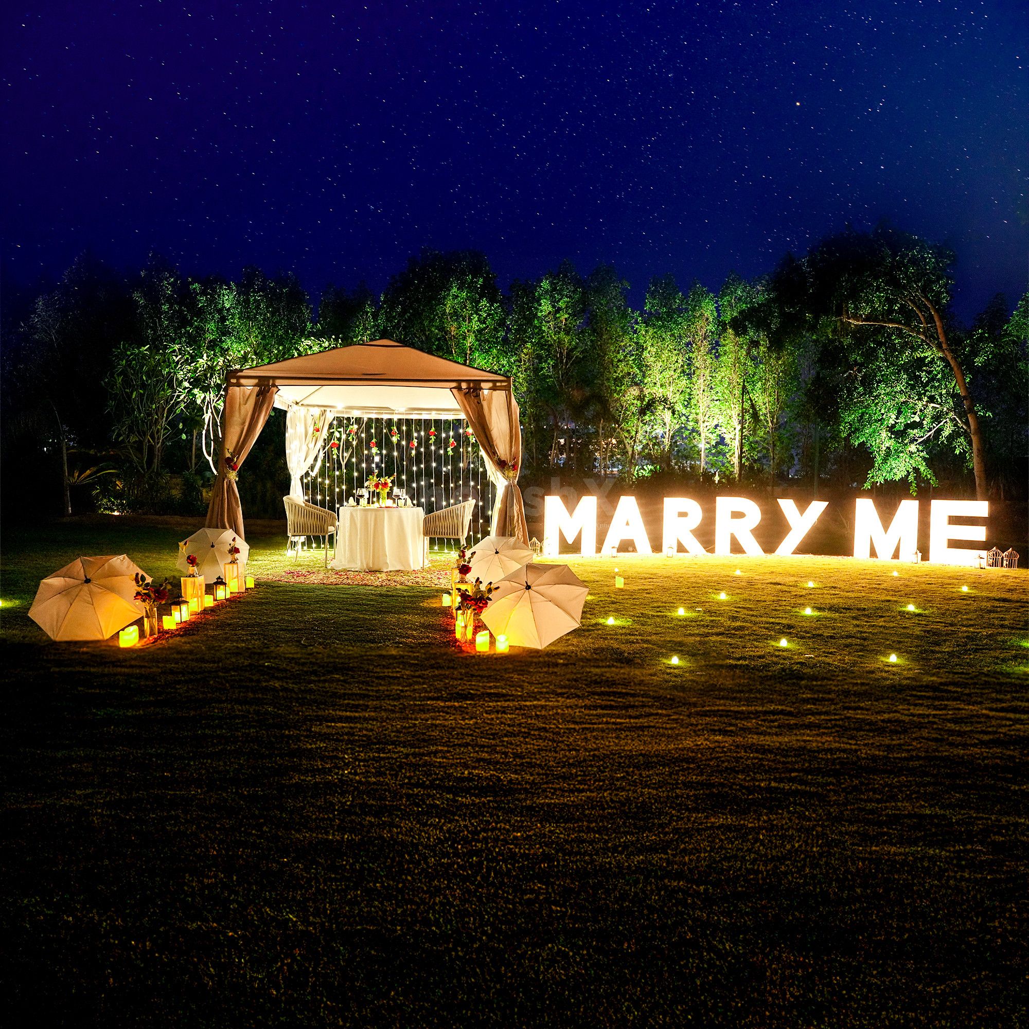 Add Rental MARRY ME Letters