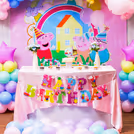 Purple Stars Shine Bright As The Peppa Birthday Vibe Pops In Every Photo Frame