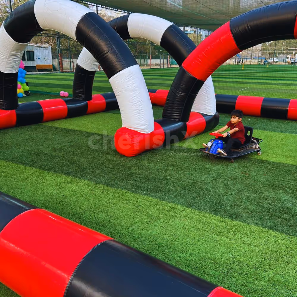 Ideal activity setup for kids up to age 11 so that they remember the party