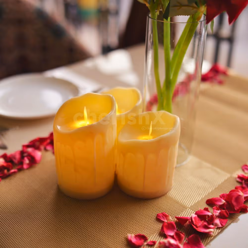 led candles for table decor