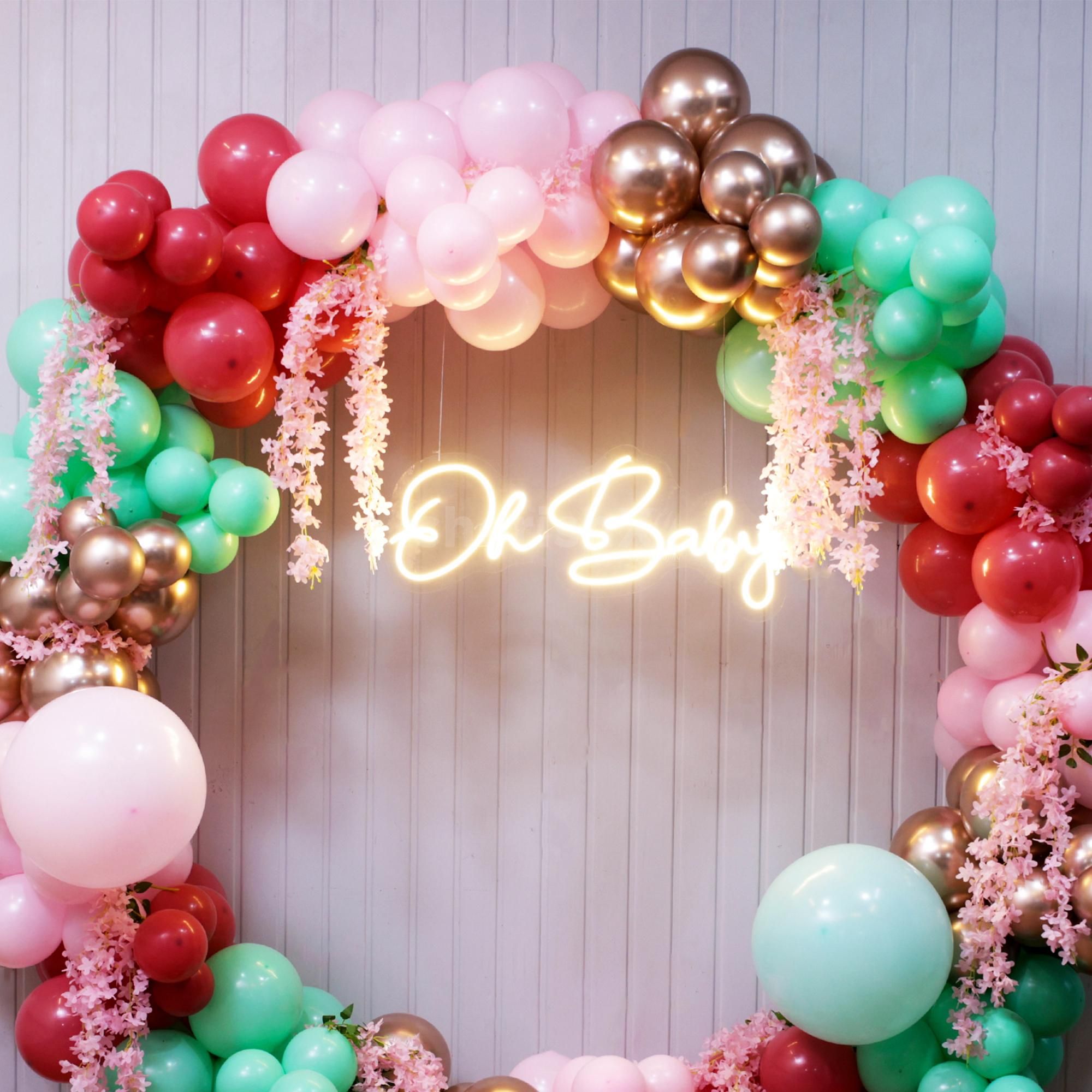 Champagne blush and butterflies turn this baby shower into pure magic