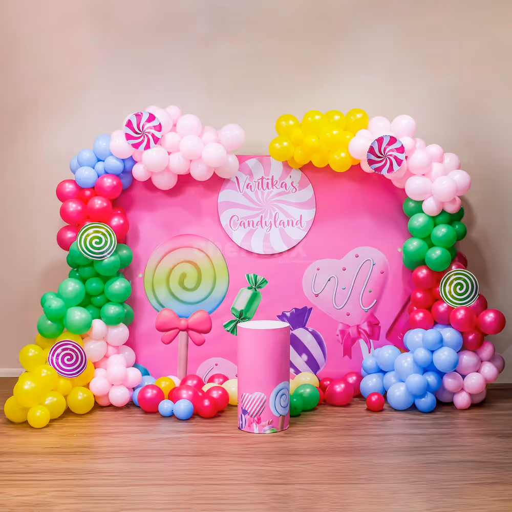 A themed table makes a great centrepiece with a theme-coordinated design for the cake.