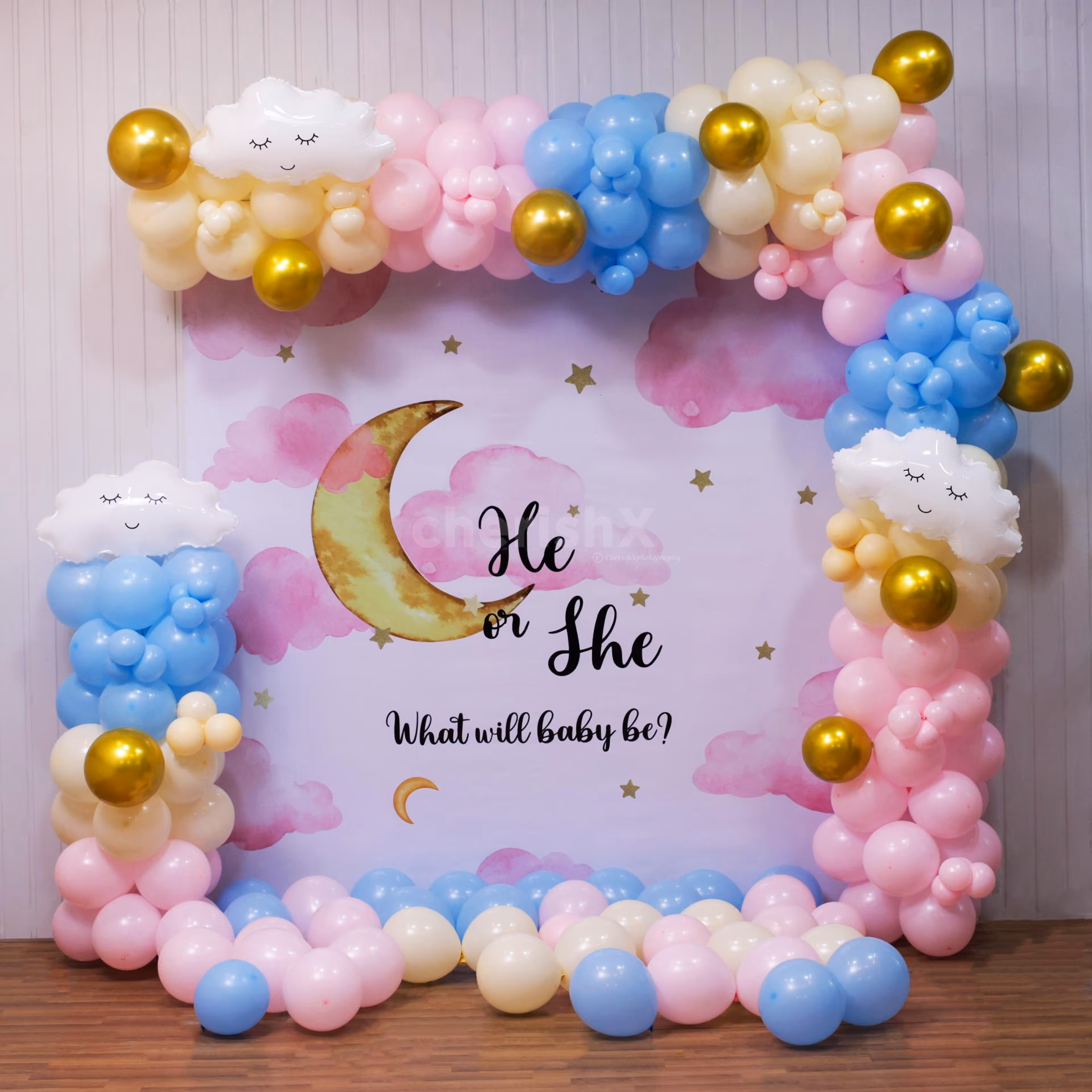 Soft pastels and big dreams of a little star’s arrival beams