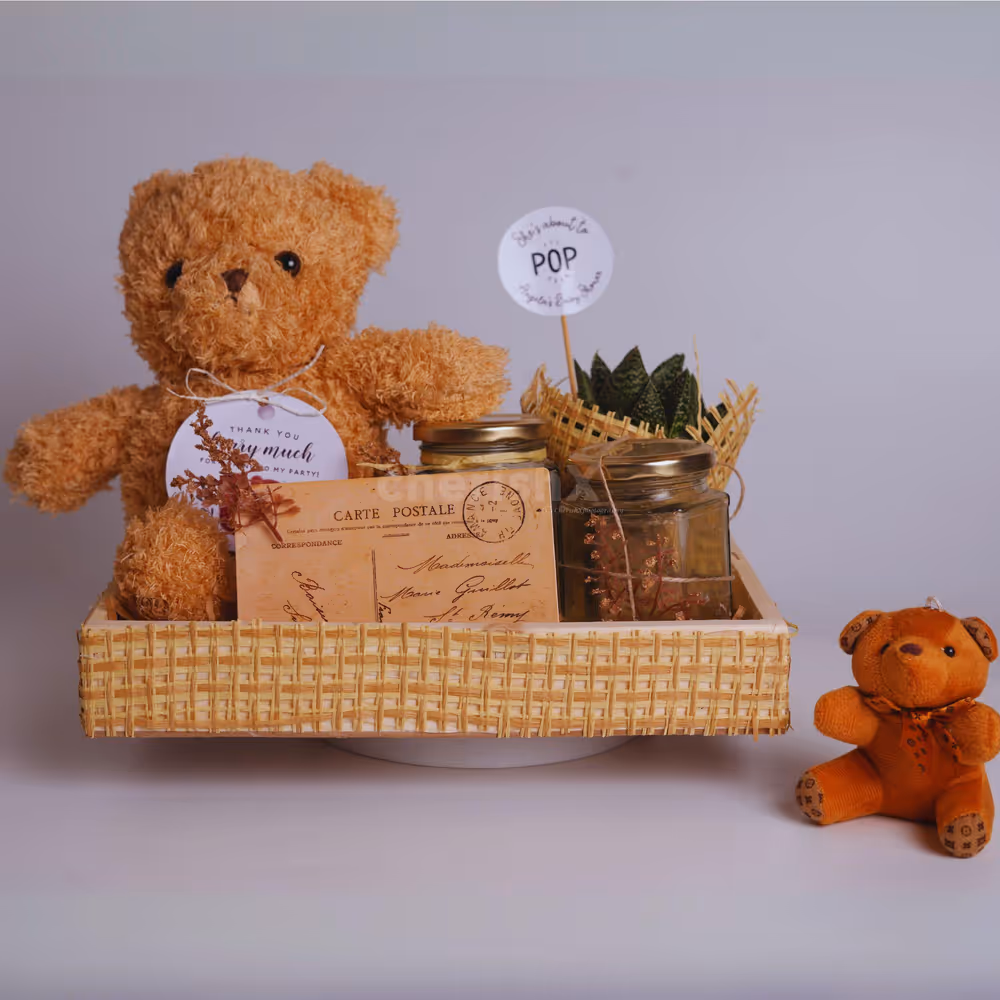 A tenderly made hamper that speaks volumes of love and care.