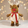 Spread Christmas joy with the happiest, fluffiest reindeer mascot!