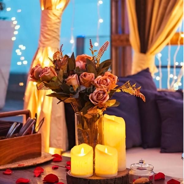 A personalized setup ensuring an elegant and intimate celebration