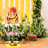 Lotus shaped pots and candle holders with LED candles sends pure vibes
