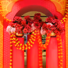 Decor tables add elegance with artificial flowers arrangement that catches eyes.