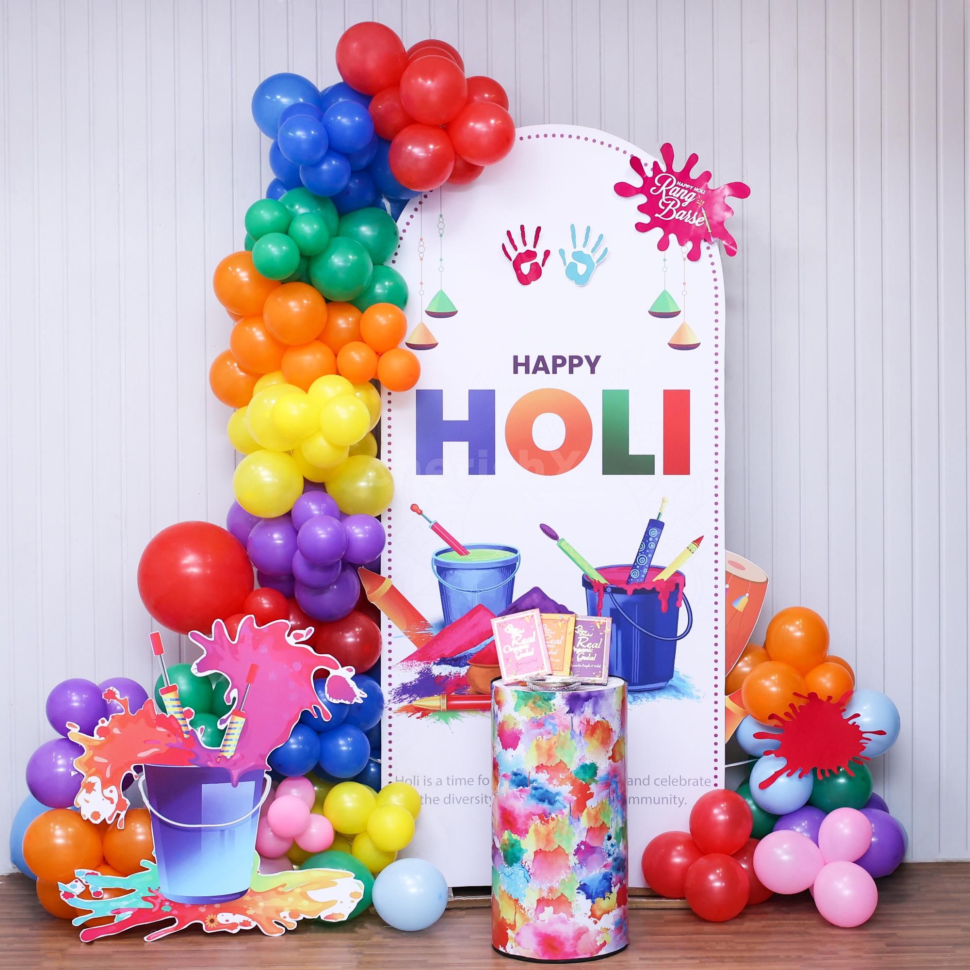 Enter the festival of colors with this beautiful Holi decor!