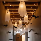 Add glowing ghosts and eerie charm to your Halloween ceiling décordécorp.
