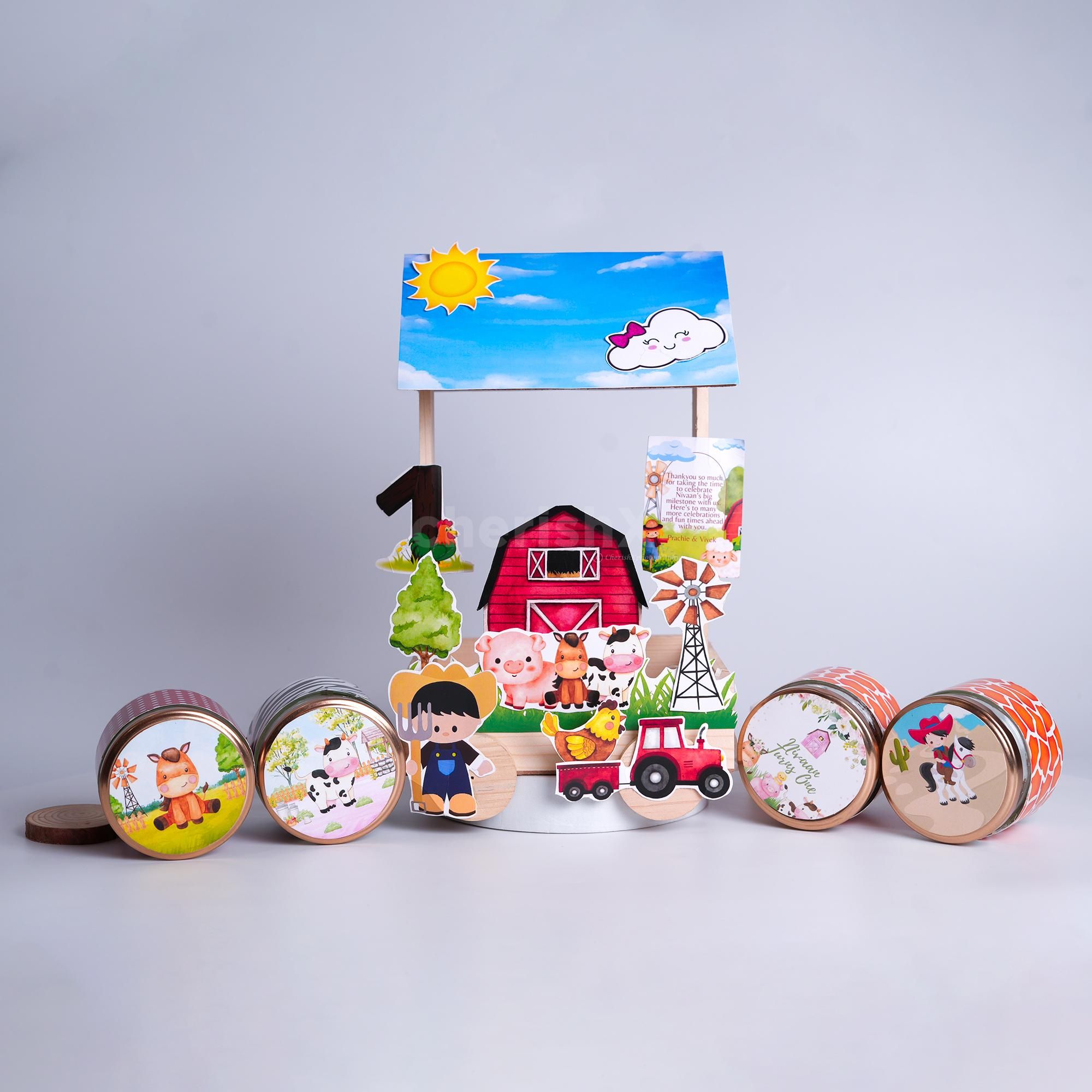 Ideal for farm-themed birthday parties and celebrations.