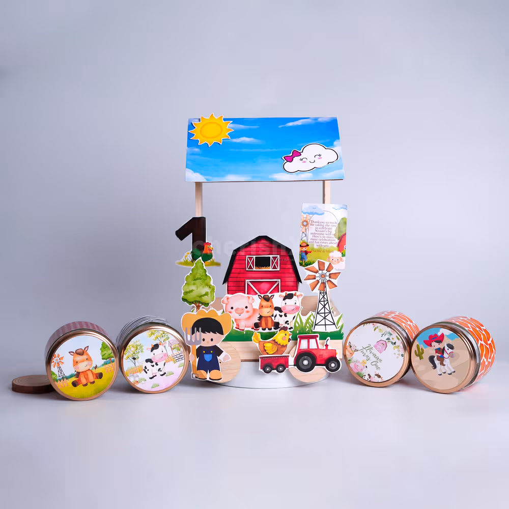 Ideal for farm-themed birthday parties and celebrations.