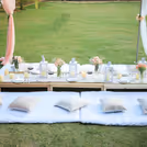 The ideal outdoor setup for birthdays, proposals, or brunches.